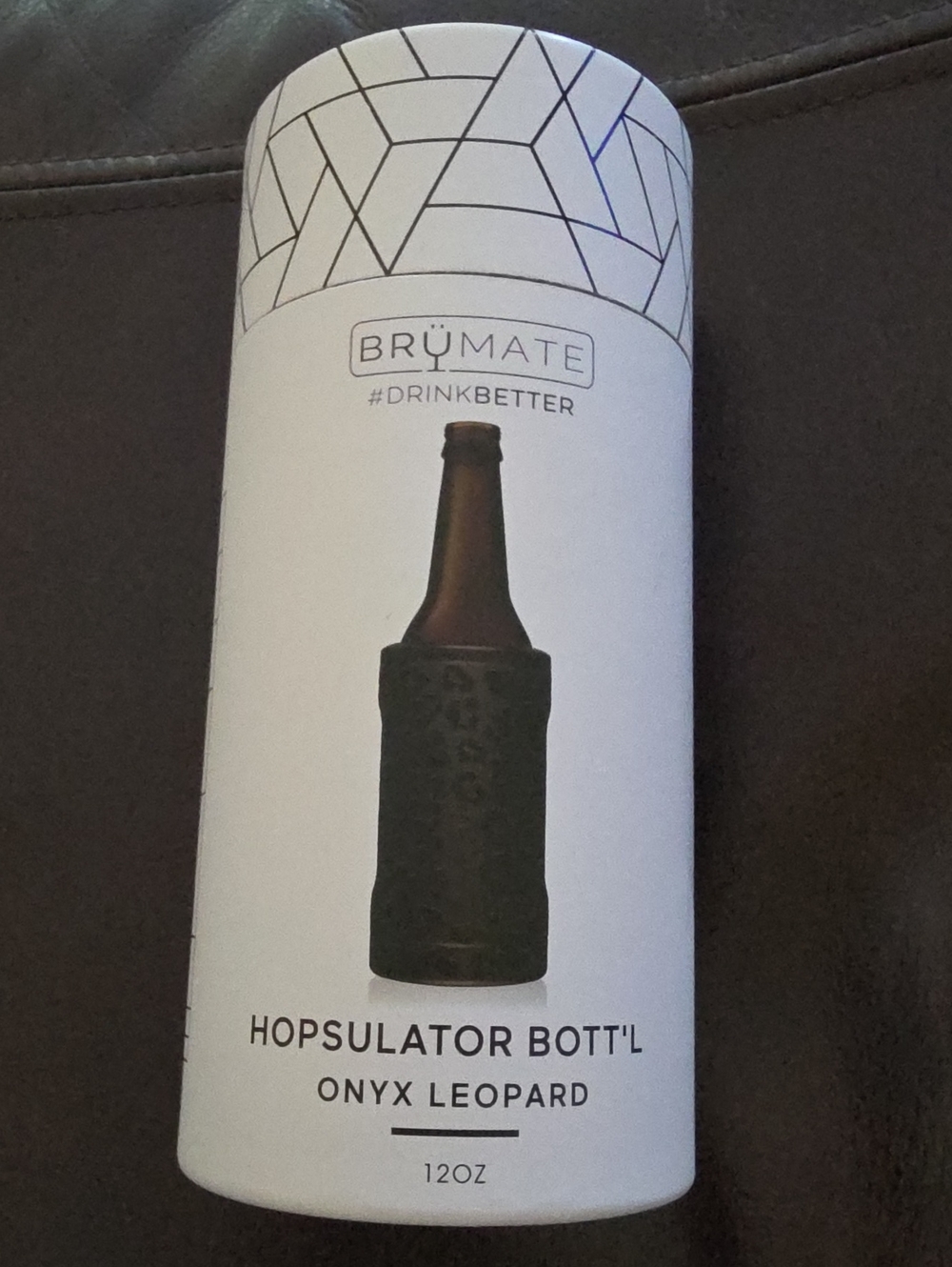 BrüMate Hopsulator Bott'l Insulator in Onyx Leopard Black